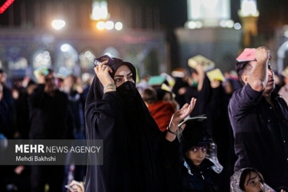 استغفار گلستانی ها در شب نوزدهم رمضان/طنین الغوث لیالی قدر آسمانی شد