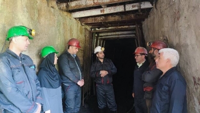 توقف عملیات پیشروی یکی از تونل‌های معدن جوزچال با دستور دادستان رامیان